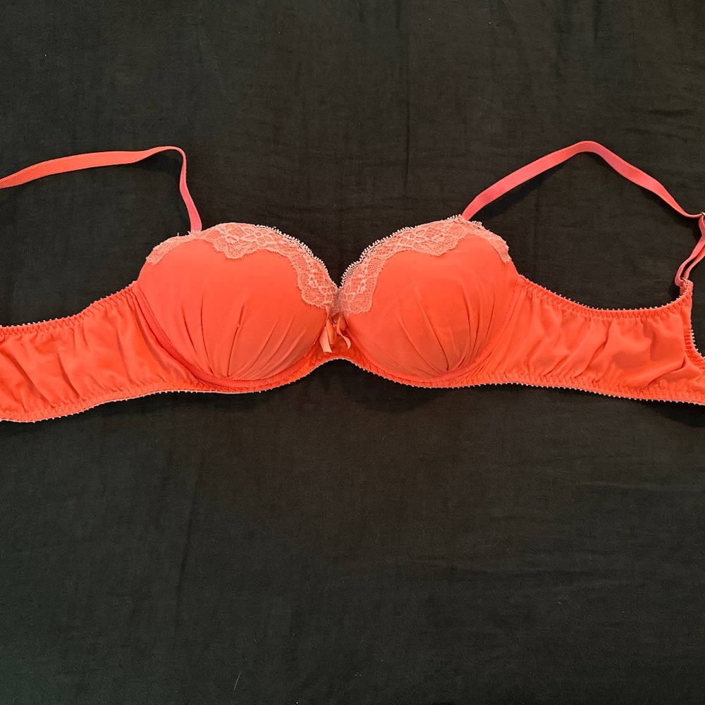 Aerie Coral Push-up Bra